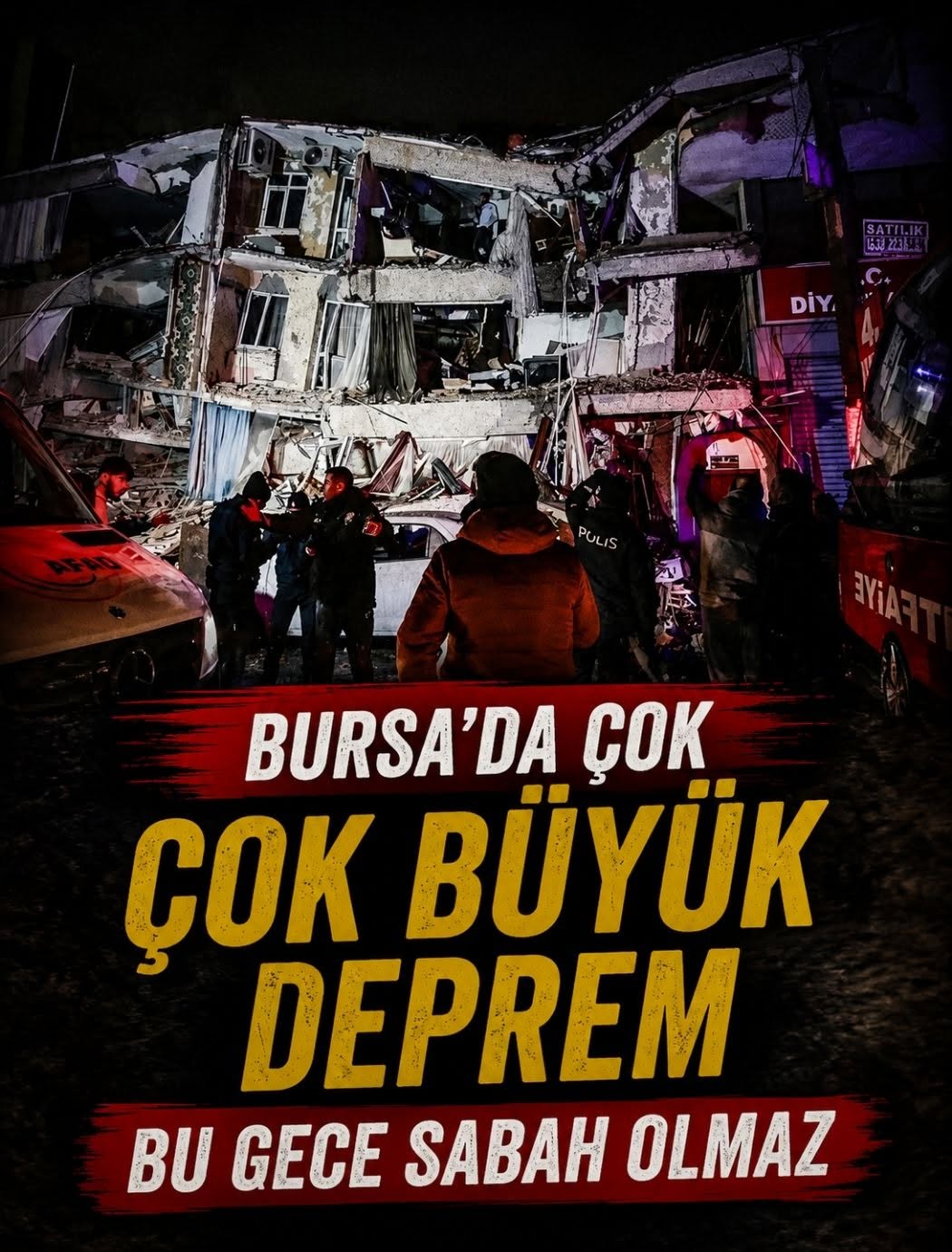 Afad Duyurdu Bursada Deprem