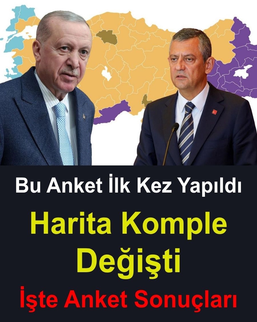 Böyle bir anket ilk kez yapıldı!