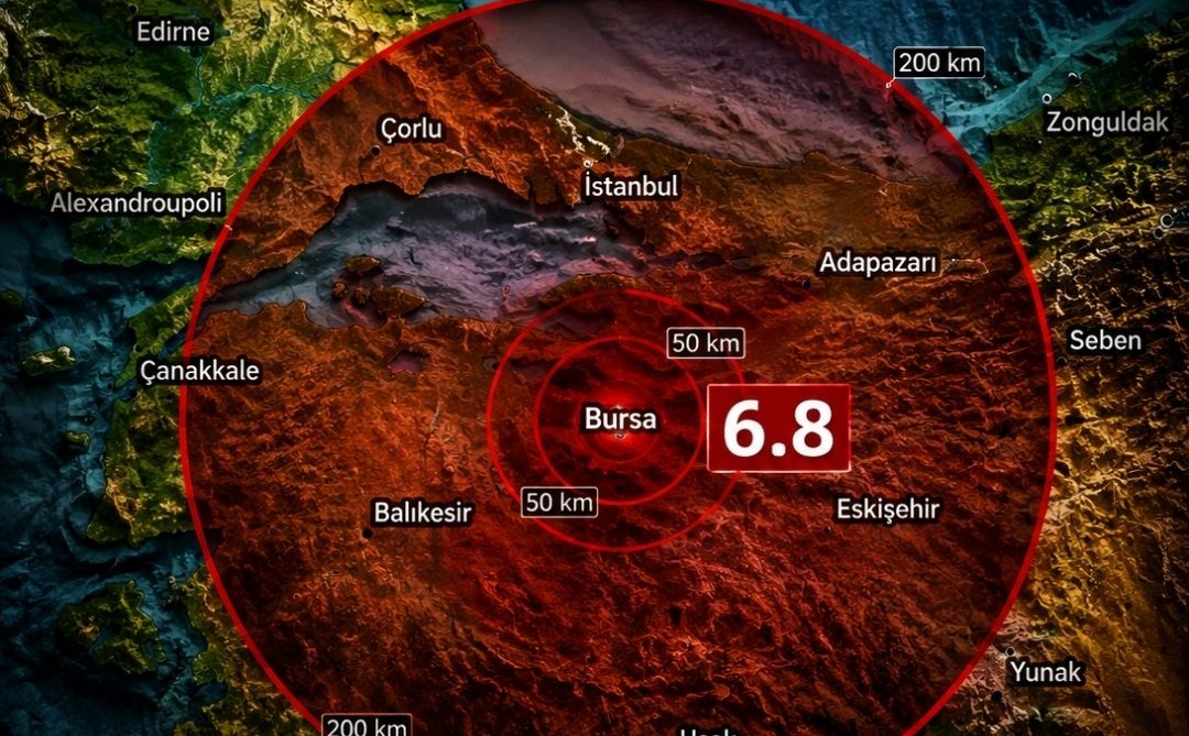 Bursa Sallandı İstanbul'dan Hissedildi