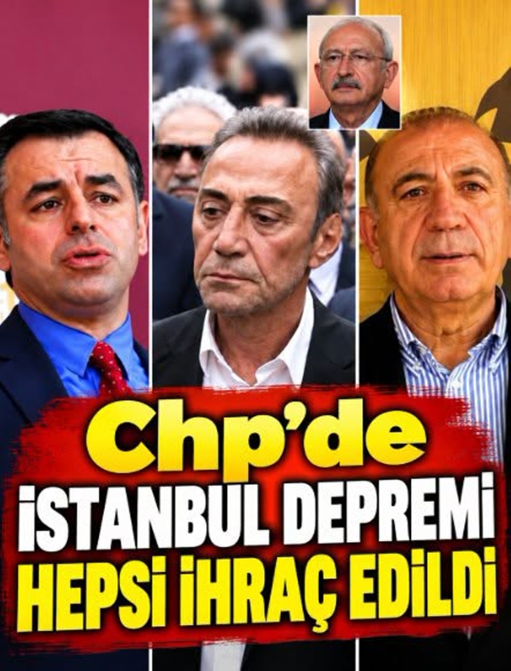  CHP'de İstanbul Depremi