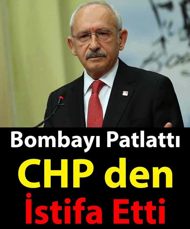 Chp'de İstifa Depremi Resmen Açıkladı 