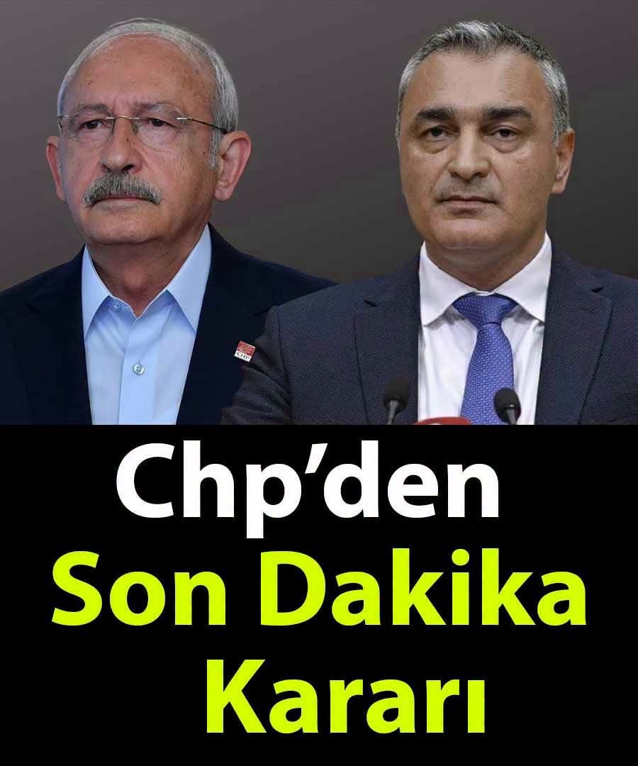  CHP'de Sıcak Gelişme: Görevden Alındı