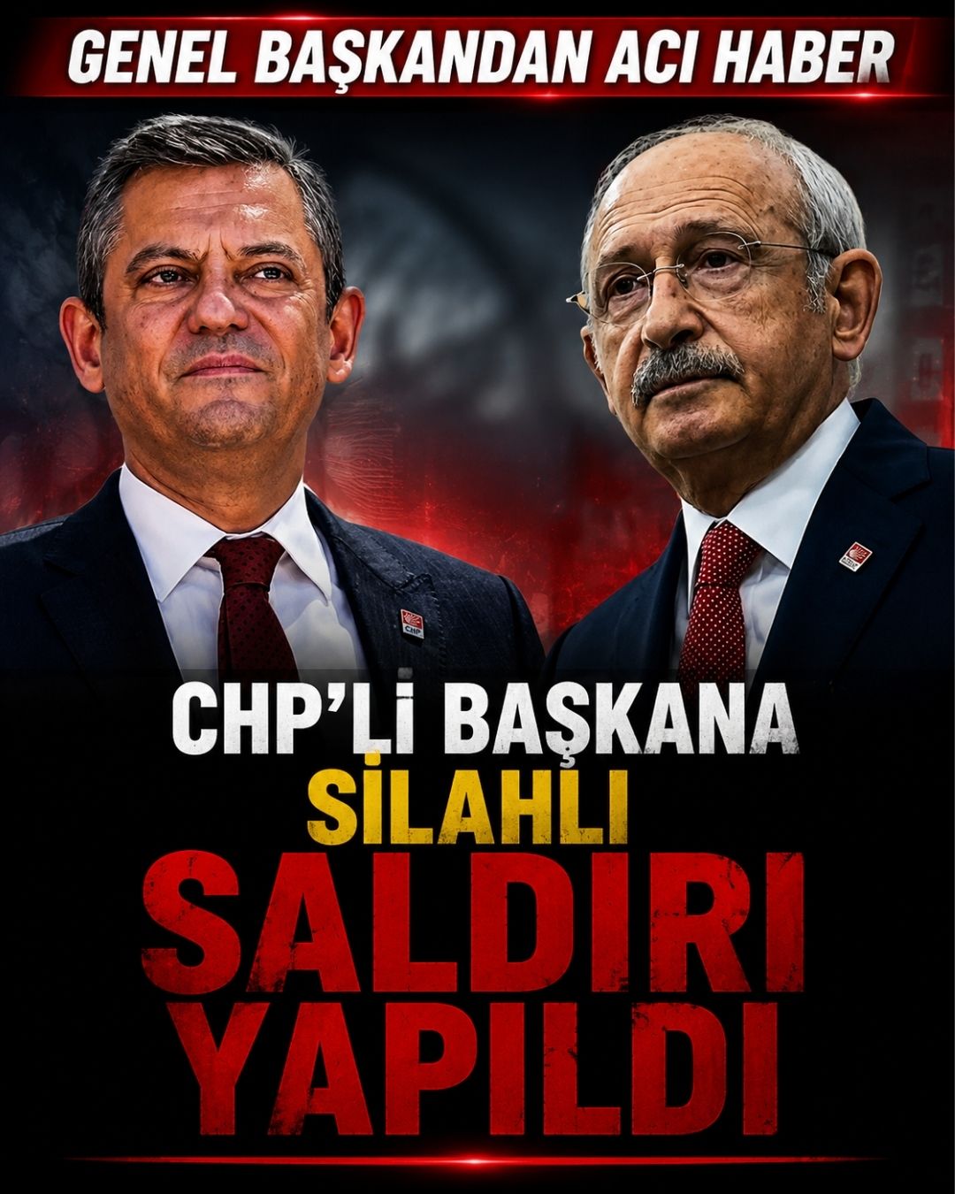 CHP’li başkana silahlı saldırı