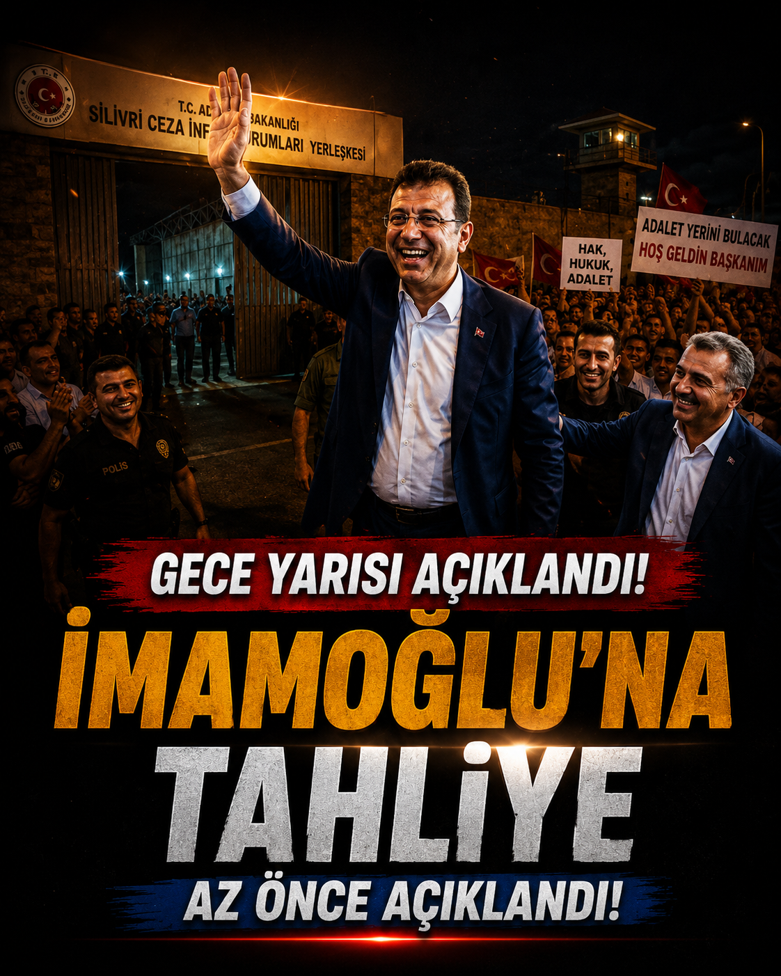CHPli başkan tahliye edildi