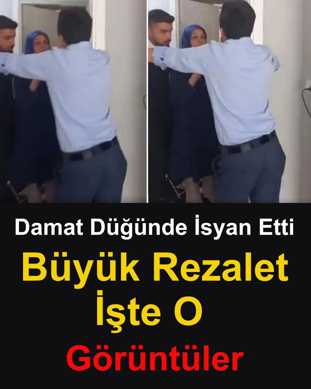 Damat Düğünde Sinir Krizi Geçirdi