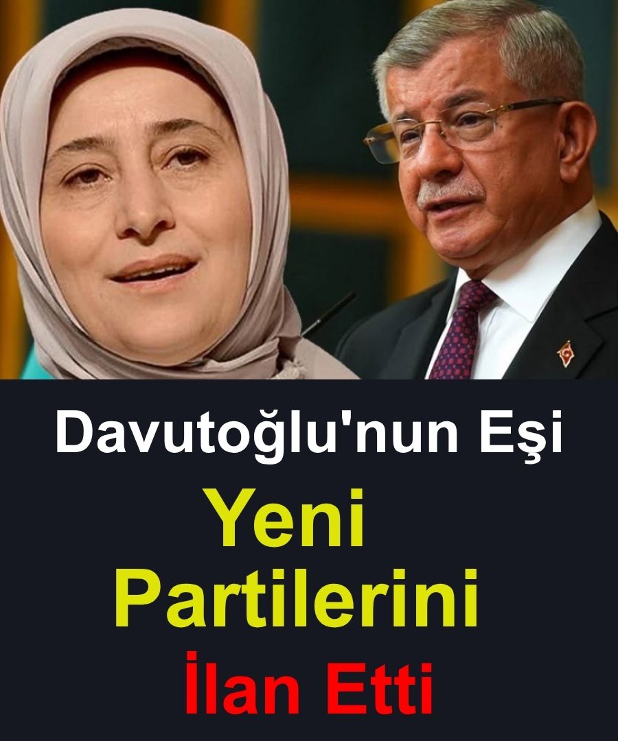  Davutoğlu'nun Eşi Açıkladı