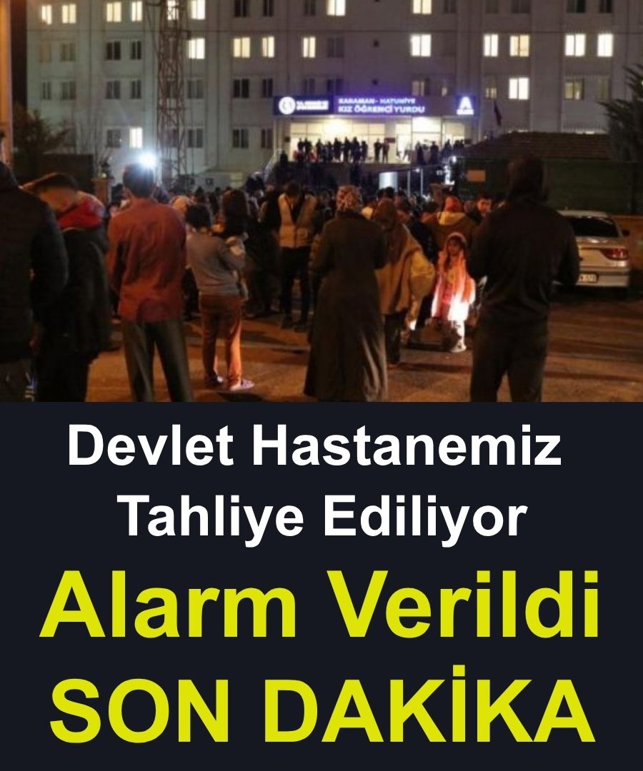 Devlet Hastanesi Tahliye Ediliyor