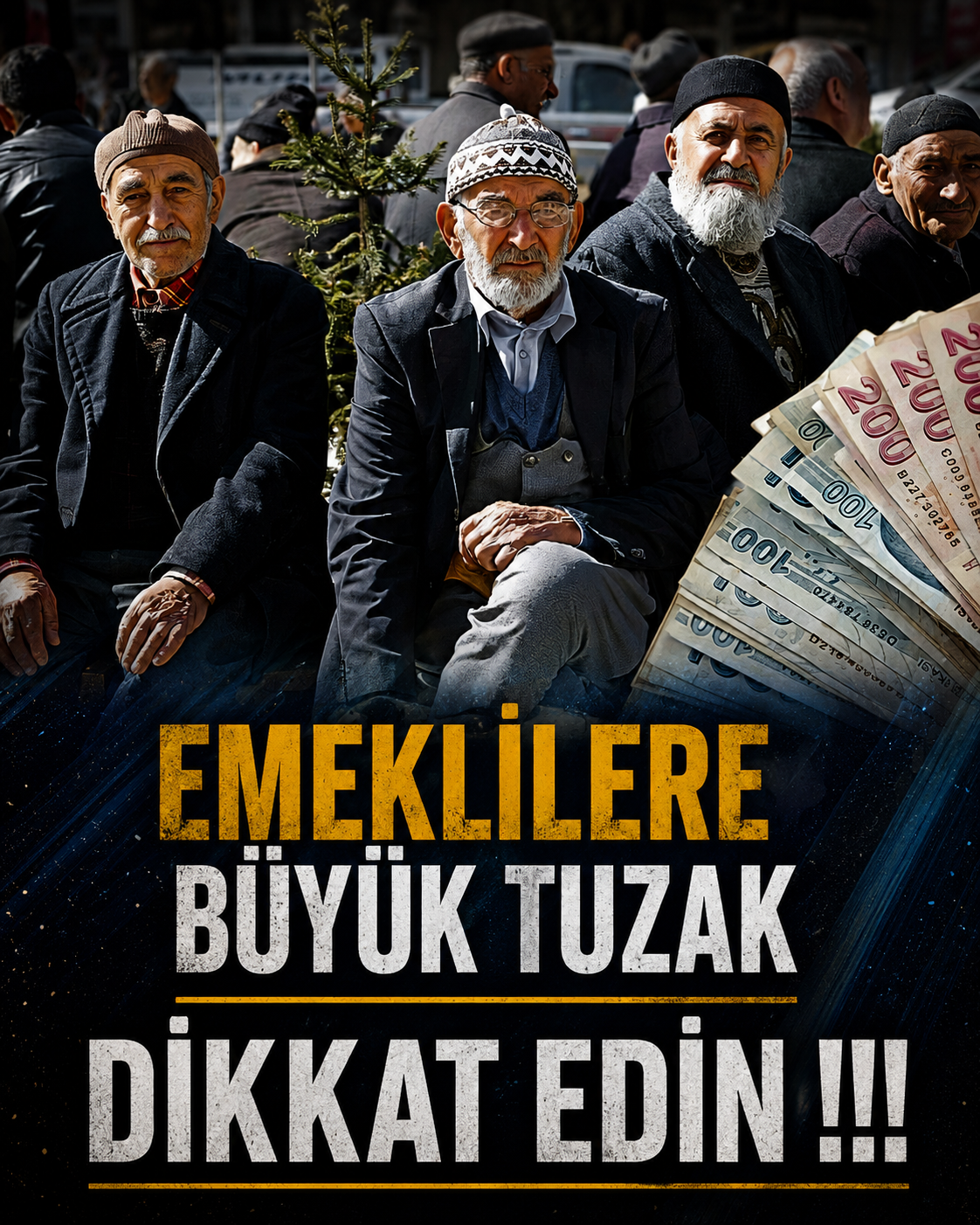 Emekliler aman dikkat