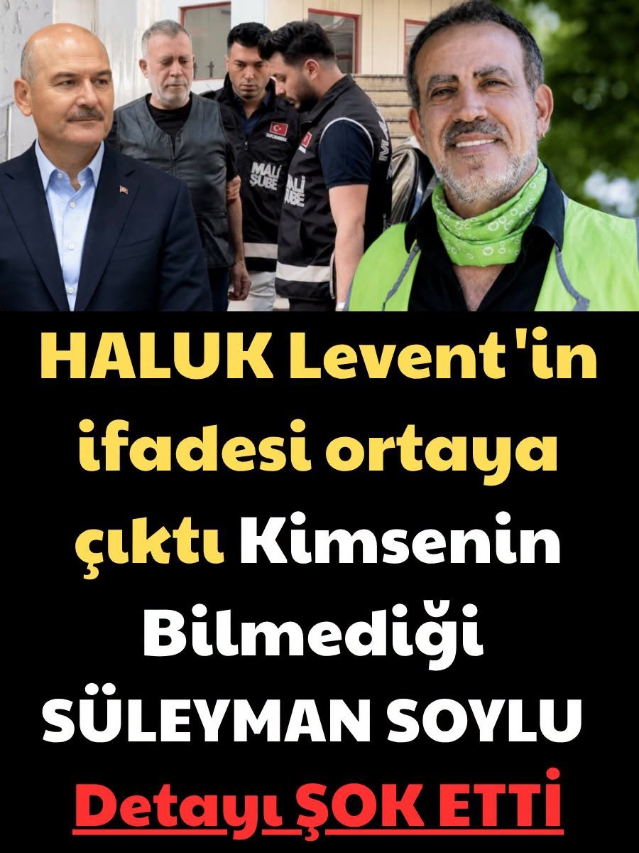 Haluk Levent'in İfadesi Ortaya Çıktı