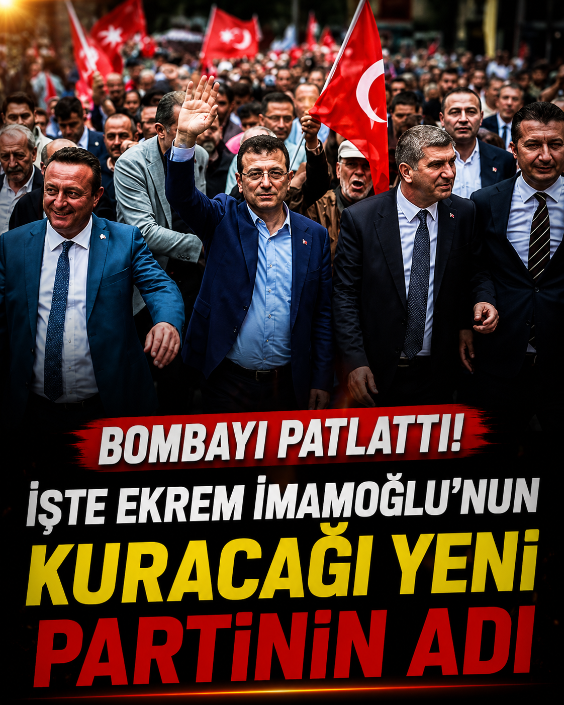 İmamoğlu yeni partinin adını açıkladı