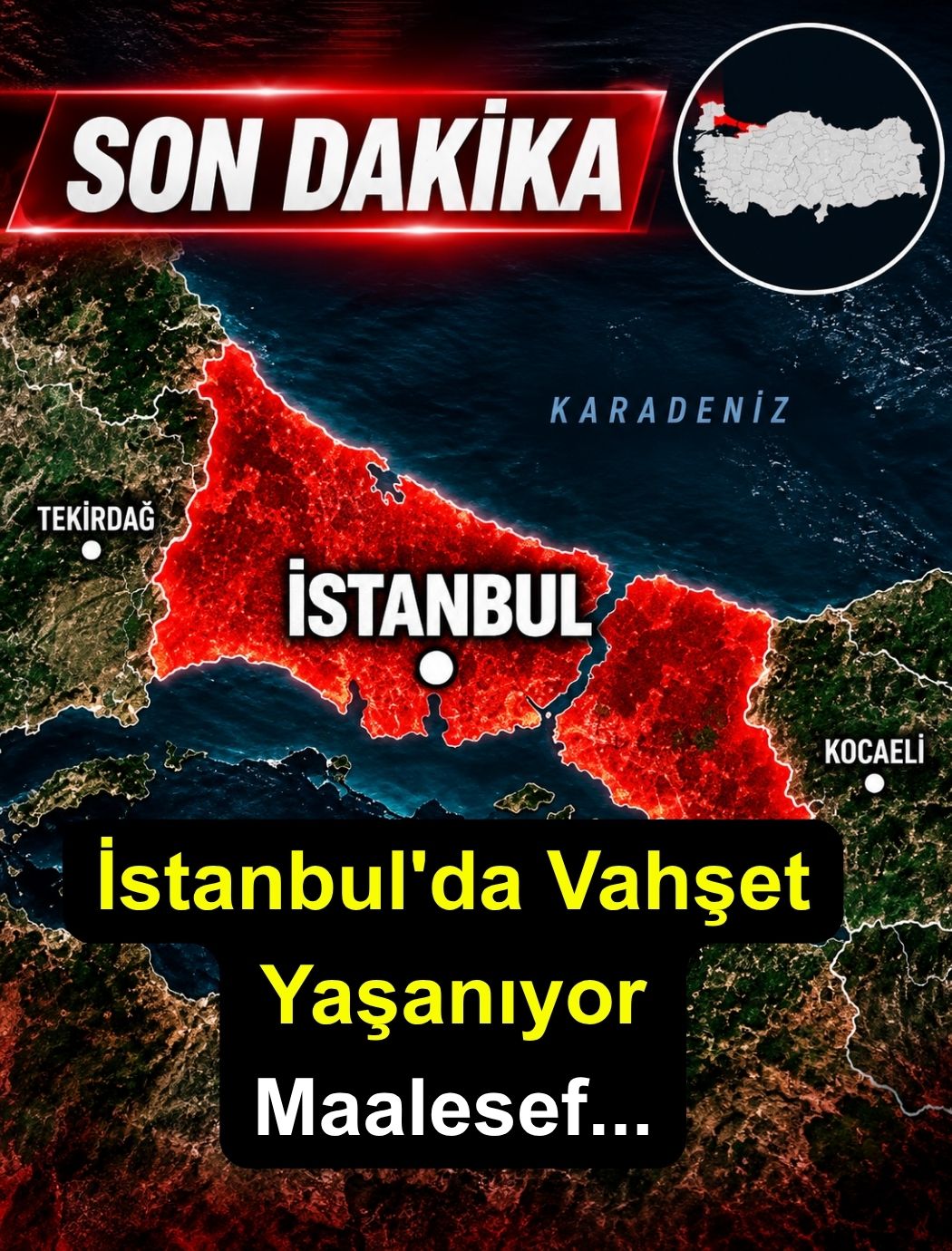 İstanbul'da felaket