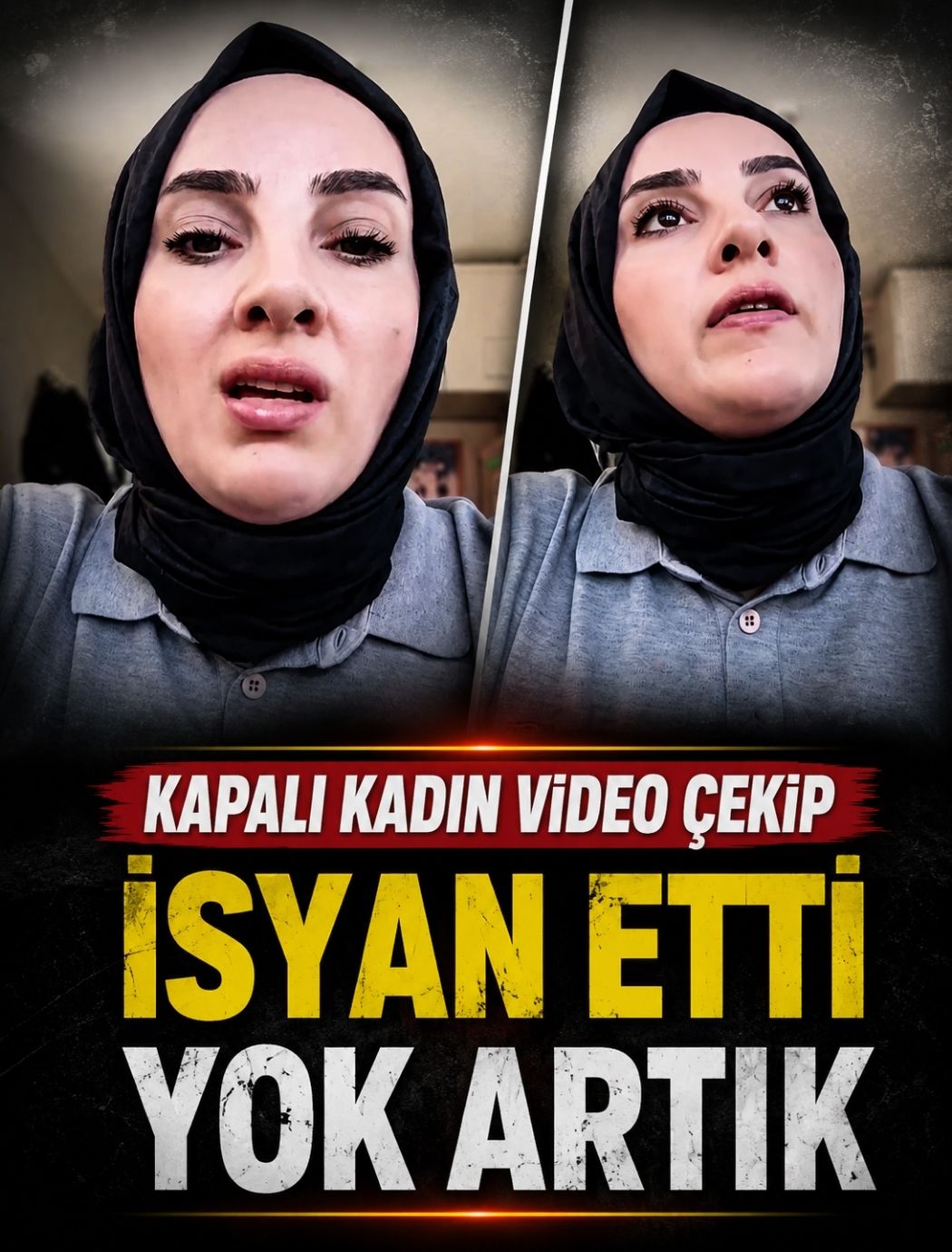 Kapalı Kadın isyan etti