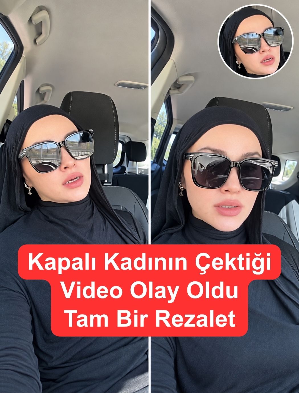  Kapalı Kadının Çektiği Video Olay Oldu