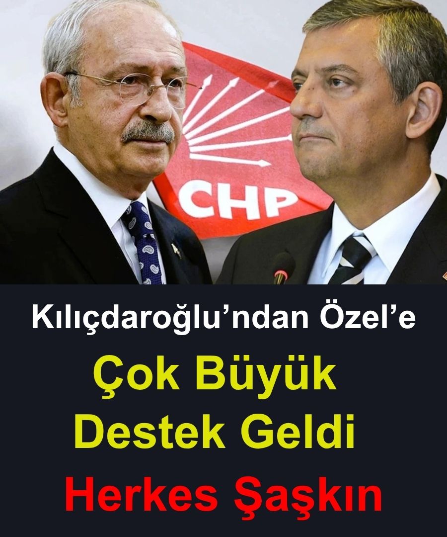 Kemal Kılıçdaroğlu'ndan Özgür Özel'e Destek!