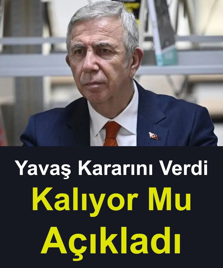 Mansur Yavaş Kararını Verdi