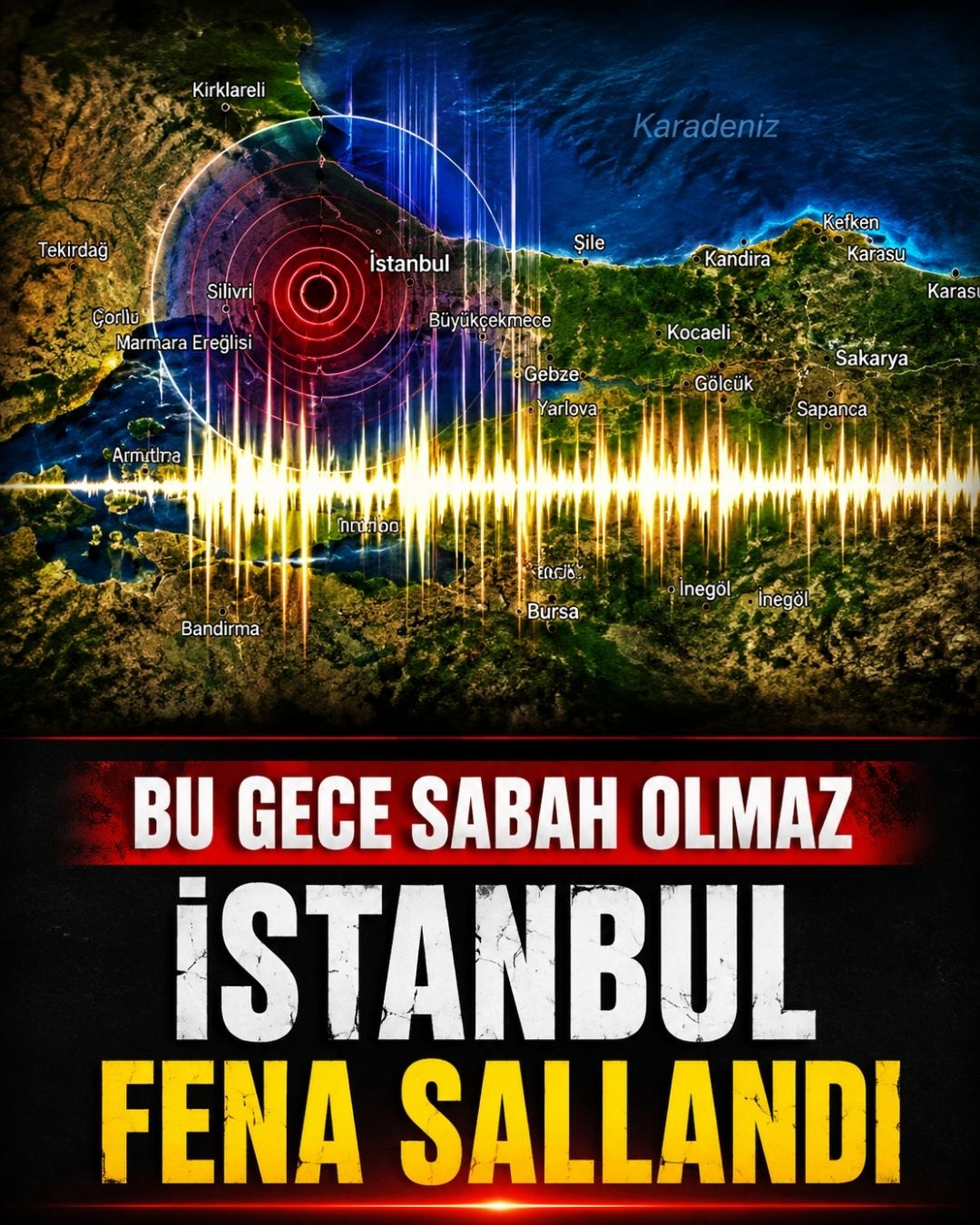 Marmara Denizi'nde deprem