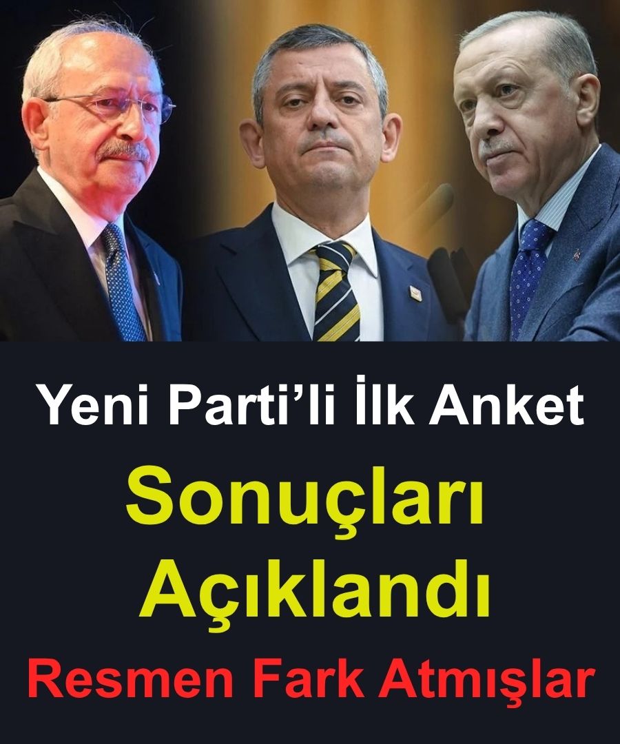Yeni Partili İlk Anketin Sonuçları Dikkat Çekti