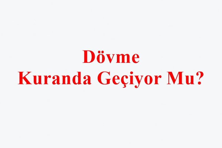 Dövme Kuranda Geçiyor Mu?