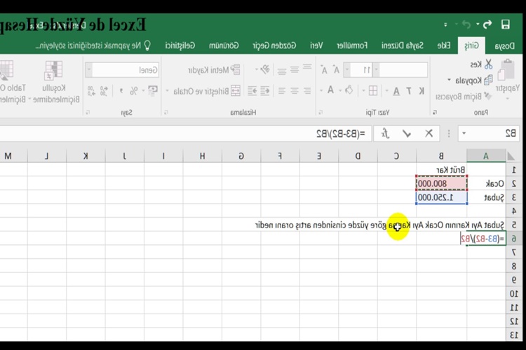 Excel Büyüme Hesaplama Nasıl Yapılır?