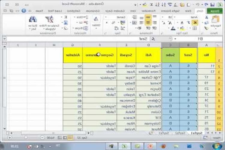 Excel Giriş Sekmesinde Neler Var?