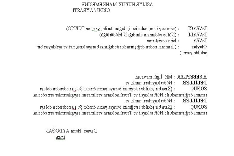 İsim Değişikliği Davası Nasıl Açılır?
