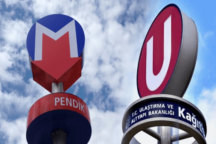 İstanbul’da Metronun Sembolü Değişti