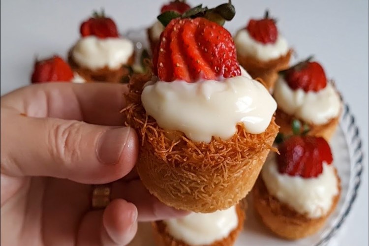 Kadayıflı Çanak Muhallebi Nasıl Yapılır?