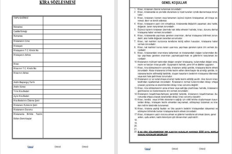 Kira Kontratı Bir Yıldan Az Olabilir Mi? 