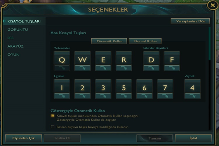 Lol Ayarları Nasıl Sıfırlanır?