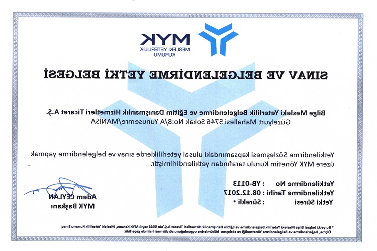 Mesleki Yeterlilik Belgesi Ne Kadar Geçerli? 