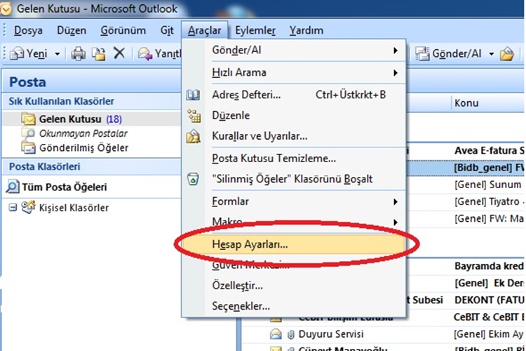 Outlook Ayarları Nasıl Sıfırlanır?