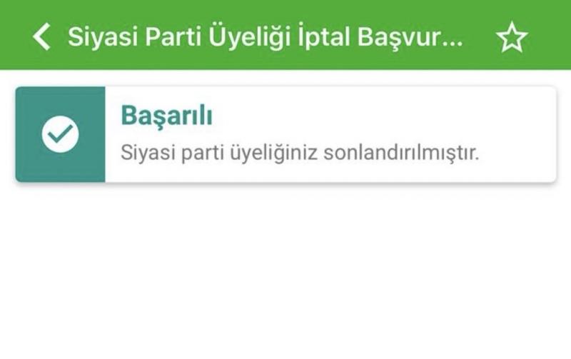 Siyasi Parti Üyeliği Nasıl İptal Edilir?