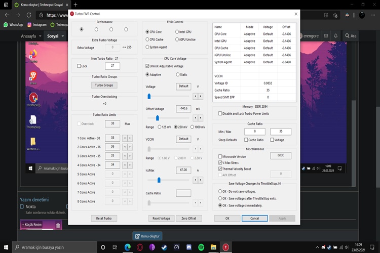 Throttlestop Ayarları Nasıl Sıfırlanır?