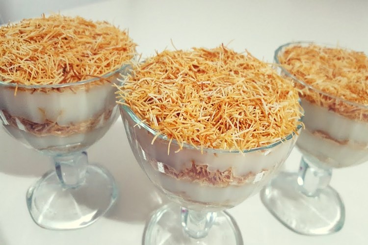 Vegan Kadayıflı Muhallebi Nasıl Yapılır?